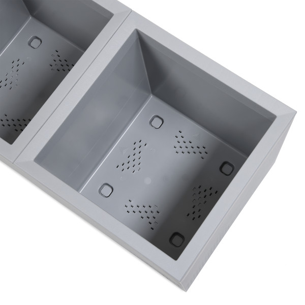 Фото - Вазон Lamela KARO 40х78х40 см сірий (9709366)