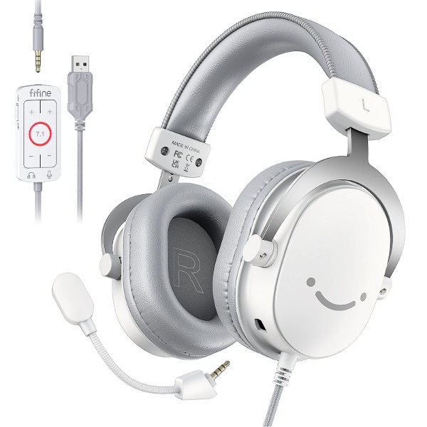 Фото - Гарнітура дротова ігрова Fifine H9W White