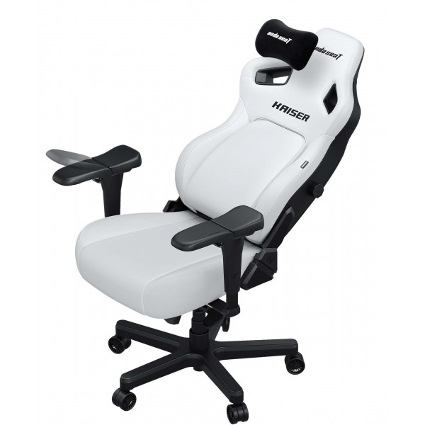 Фото - Крісло для геймерів Anda Seat Kaiser 4 Size XL White Premium PVC (AD12YDDC-XLL-20-W-PV/C)