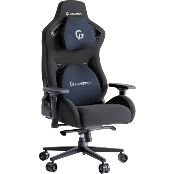 Фото - Крісло для геймерів GamePro Size XL Fabric Black (GC900B)