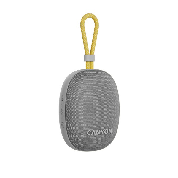 Фото - Портативна акустика Canyon OnMove 12 IPX7 TWS 5W Grey (CNE-CBTSP12GY)