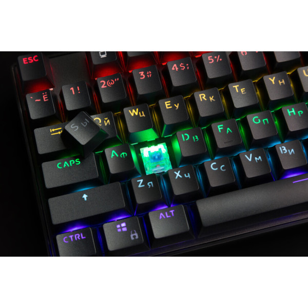 Фото - Клавиатура проводная игровая Canyon Deimos GK-4 Rainbow LED ENG/UKR Black (CND-SKB4-US)