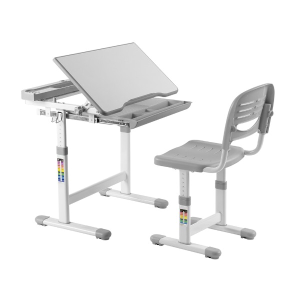 Фото - Комплект меблів шкільний 2 елементи FunDesk Сantare Grey