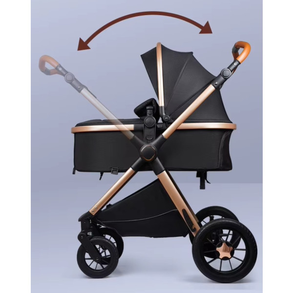 Фото - Коляска универсальная 2 в 1 Kidilo H2D (Black)