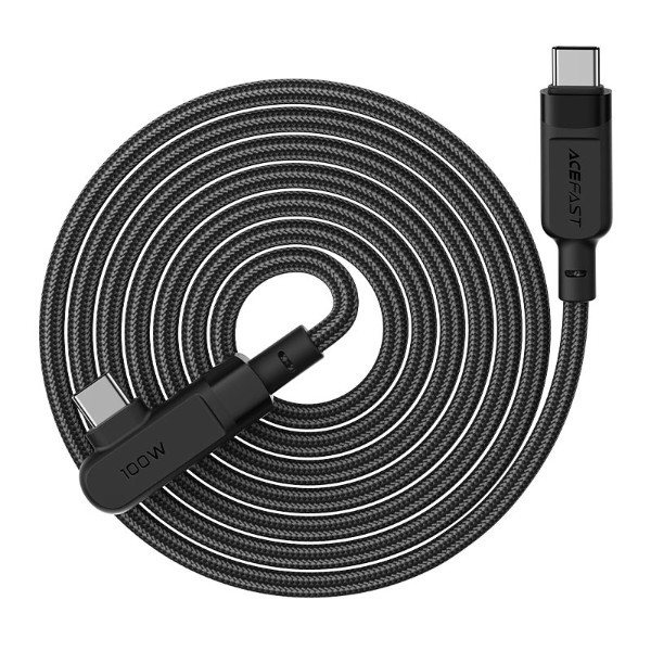 Фото - Кабель AceFast C5-03 USB-C to USB-C 100W 2m Black (6974316281016)