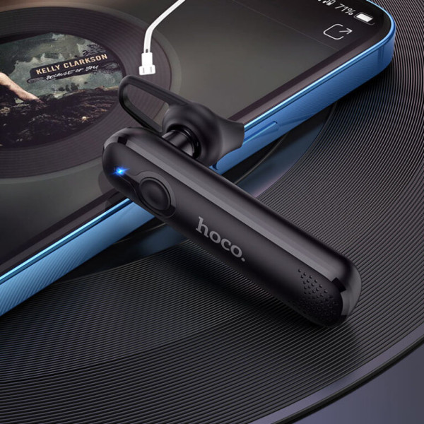 Фото - Bluetooth-гарнитура HOCO E63 Black (6931474758873)
