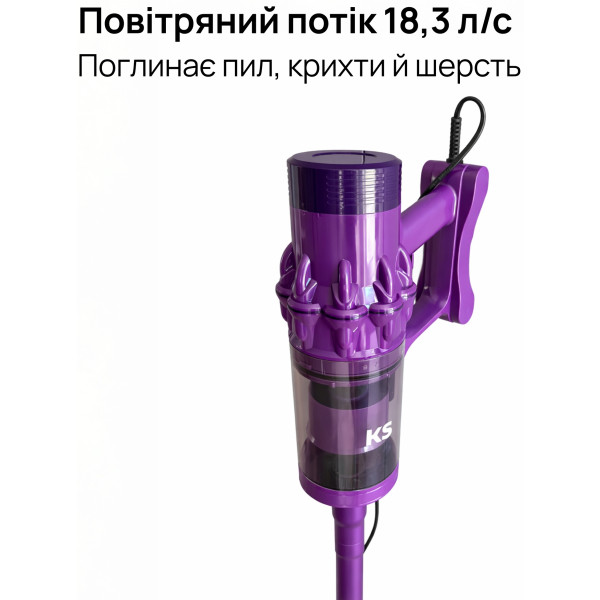 Фото - Пилосос ручний для дому KS Violet C101 (10692)