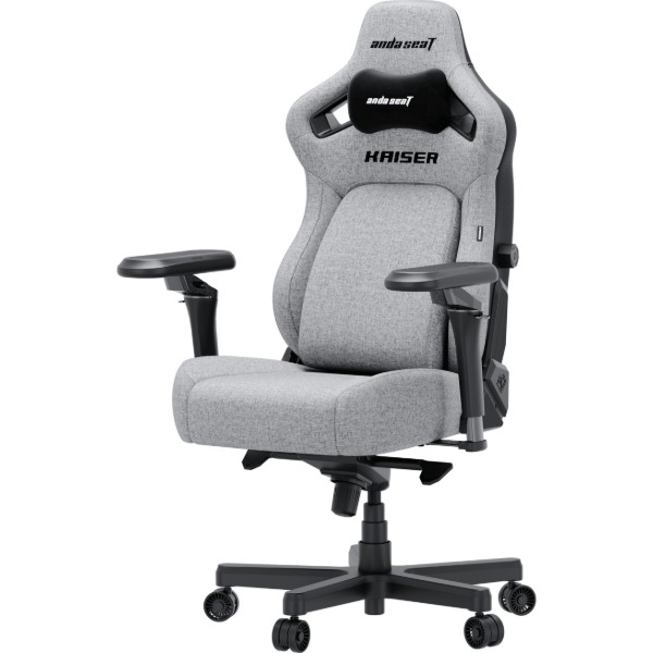 Фото - Крісло для геймерів Anda Seat Kaiser 4 V2 Size XL Gray Fabric (AD12YDDC-XLL-20-G-CF-03)