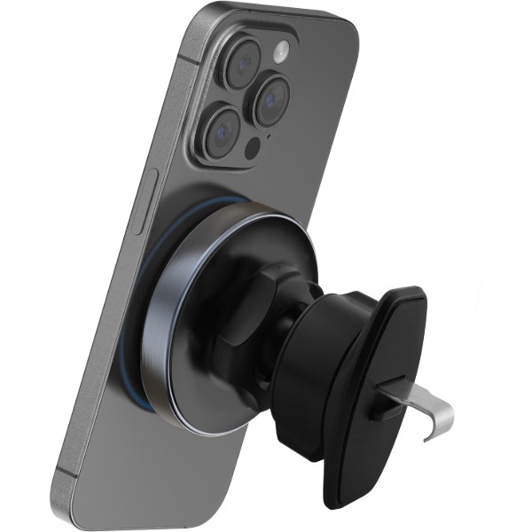 Фото - Автотримач з бездротовою зарядкою Proove Titanium Circle Qi2 15W Gray (WHTC15010003)