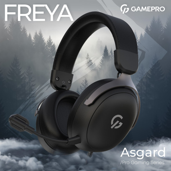Фото - Гарнитура проводная игровая GamePro Asgard Freya (HS145B)