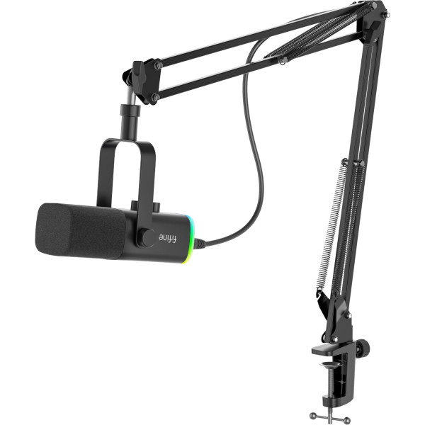 Фото - Мікрофон до комп'ютера Fifine AM8T USB/XLR Black
