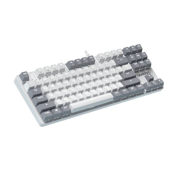 Фото - Клавіатура дротова GamePro Genesis Metallic Outemu Red Swithes USB White (MK110W)