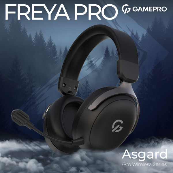 Фото - Гарнитура беспроводная игровая GamePro Asgard Freya Pro (HSW201B)