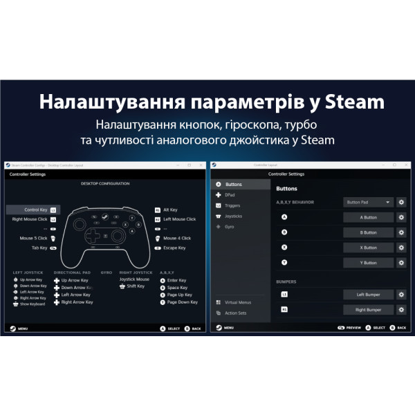 Фото - Геймпад Hori Wireless HORIPAD for Steam (HPC-055E)