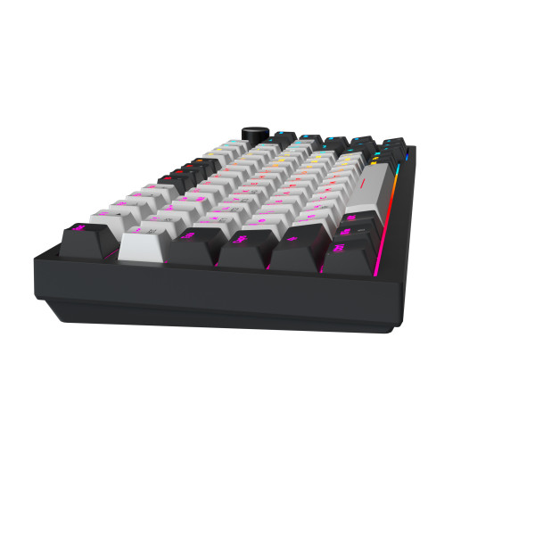 Фото - Клавіатура бездротова ігрова GamePro Asgard Valhalla Pro 75% Wireless/Bluetooth/USB White (MK160W-D-Pro)