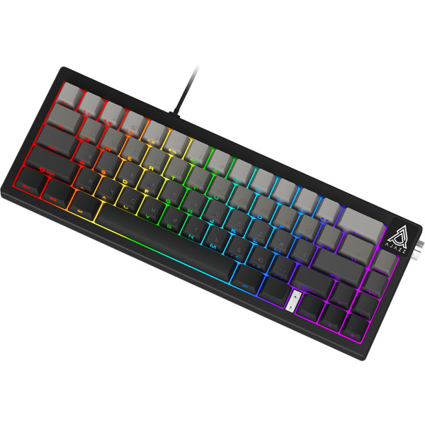 Фото - Клавіатура дротова ігрова Ajazz AK650 Day Dream switches Gradient Black Gray (AK650-DD-BG)