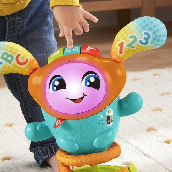 Фото - Інтерактивна іграшка Fisher-Price Ді-Джей Стрибунець з технологією Smart Stages багатомовний (JLH74)