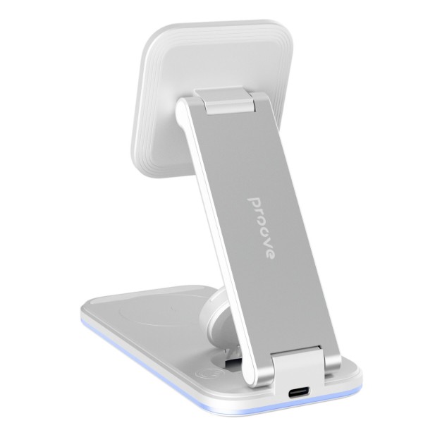 Фото - Беспроводное зарядное устройство Proove Energy Fold 3 in 1 White