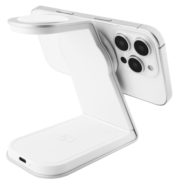 Фото - Беспроводное зарядное устройство Proove Omni Power 3 in 1 White