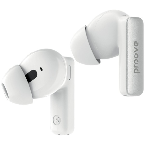 Фото - Наушники вкладыши беспроводные TWS Proove NoLimit TWS with Hybrid ANC (APP) White/Silver (TWNL0001AP26)