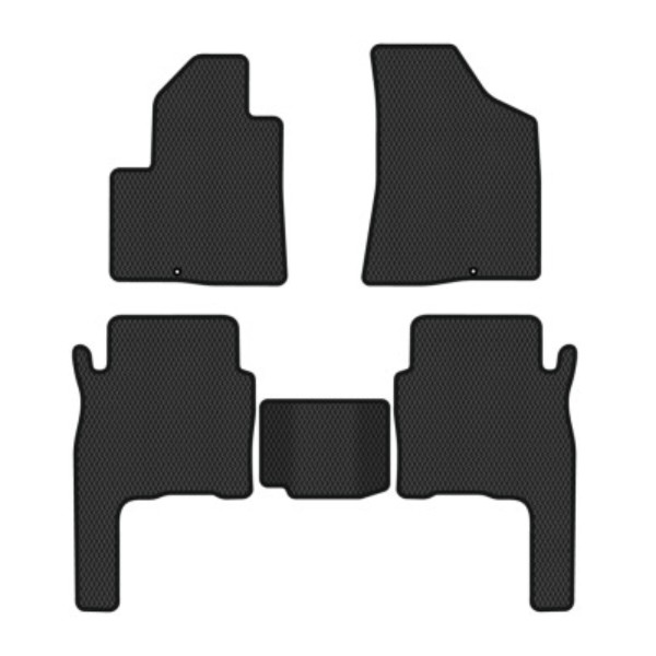 Фото - Коврики ворсовые в салон авто EVAtech Standard для Hyundai Santa FE (CM) 5 seats 2006-2010 2 поколение SUV Korea черный кант HY33308CGB5KD3VEB