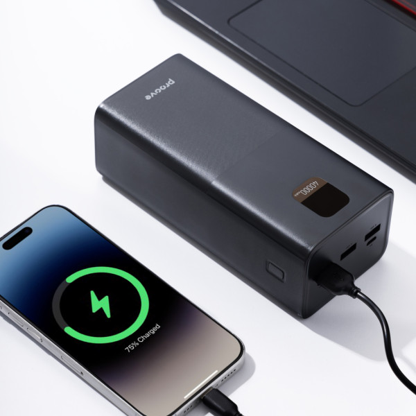 Фото - Батарея мобільна Proove Giant 100W 40000mAh black (2001001957612)