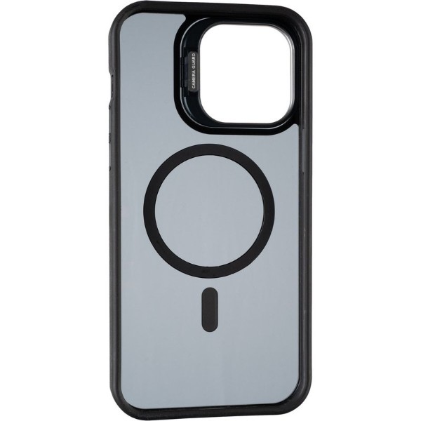 Фото - Чехол для смартфона Gelius Elegant Bumper Case Camera stand MagSafe for iPhone 15 Black (98619)
