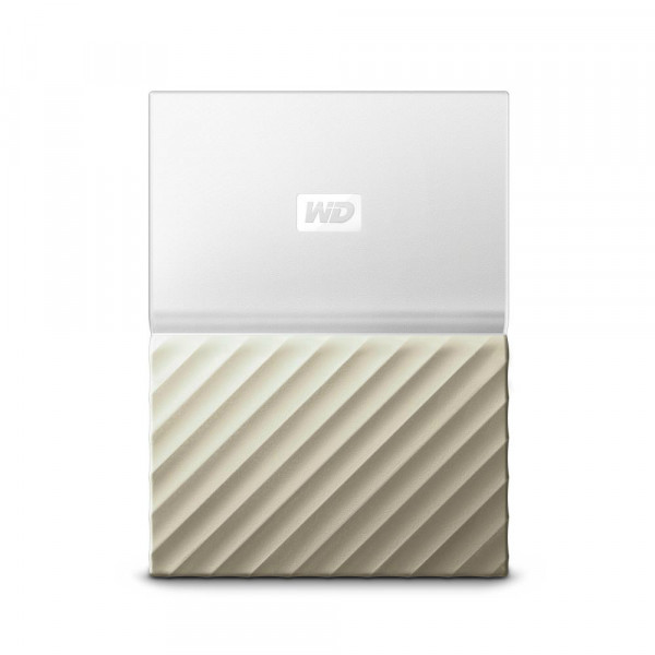 Фото - Жорсткий диск зовнішній Western Digital My Passport Ultra 4TB White-Gold (WDBFKT0040BGD-WESN)