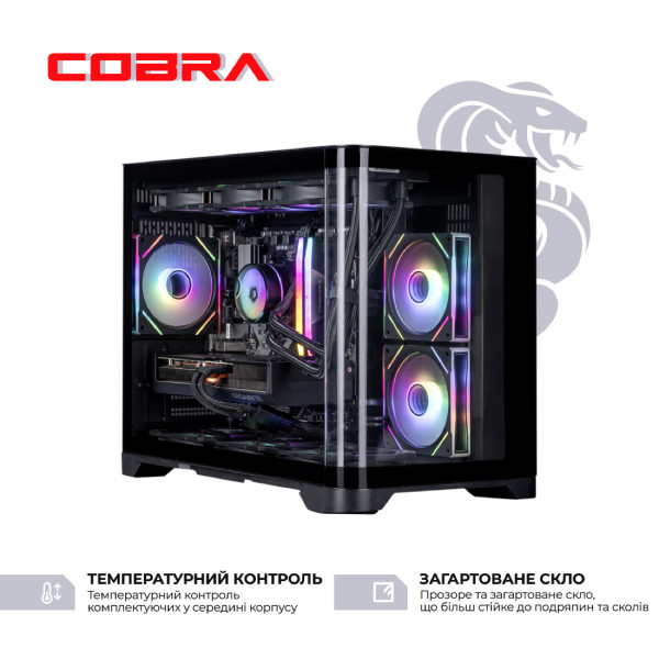 Фото - Системний блок Cobra Gaming (A98X3D.32.S5.97XT.21904)