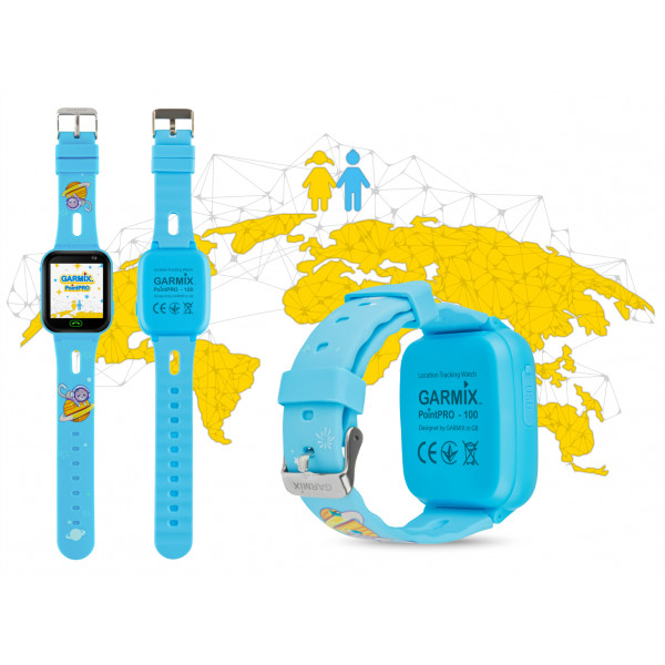 Фото - Дитячий годинник GARMIX PointPRO-100 WIFI BLUE