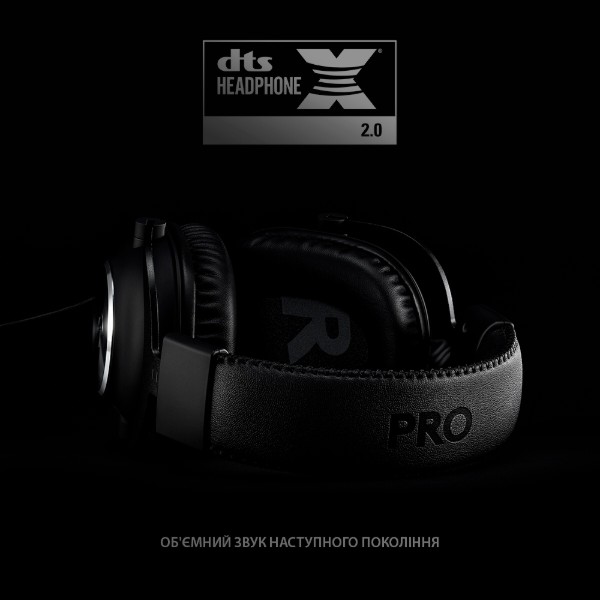 Фото - Гарнітура дротова ігрова Logitech Pro X Gaming Black (981-000818)