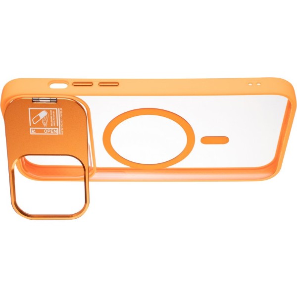 Фото - Чехол для смартфона Gelius Yoga Case Camera stand MagSafe for iPhone 15 Pro Flame Orange (98595)