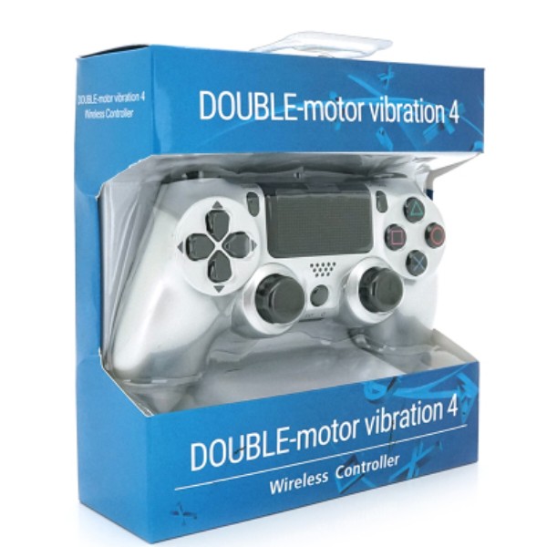 Фото - Геймпад Brazzers PS4 Wireless DUALSHOCK 4 Silver-White (35944)