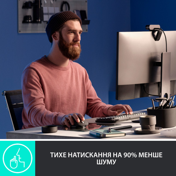 Фото - Уцінка - Миша бездротова Logitech MX Master 3S Performance Graphite (910-006559)
