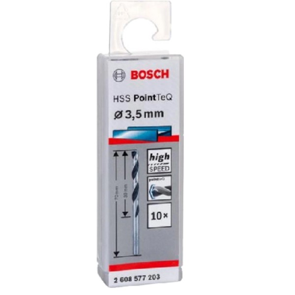 Фото - Свердло Bosch HSS-PointTeQ 3.5х39х70 мм 10 шт. (2.608.577.203)