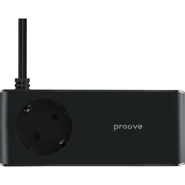 Фото - Мережевий фільтр Proove Homester Pro 65W (AC + 2xType-C + 2xUSB) 1.5m Black (PSHP25002201)