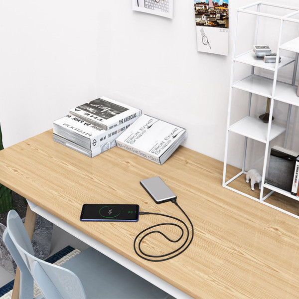 Фото - Кабель BOROFONE BX30 USB to Type-C, 3A, 1m Black (6931474706928)