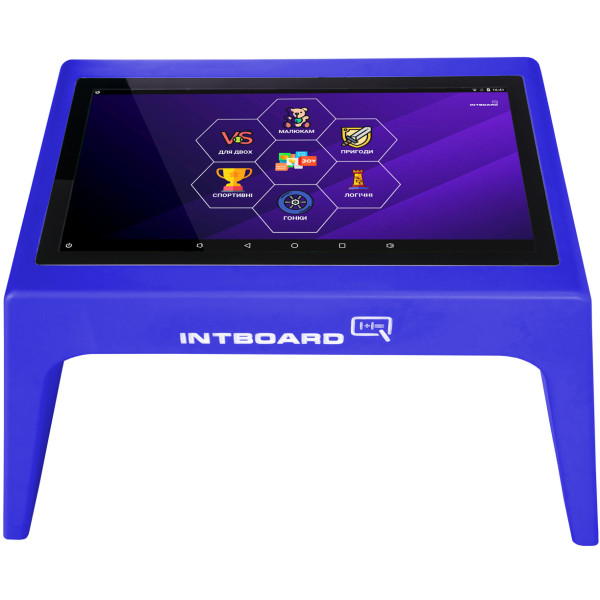 Фото - Інтерактивний стіл INTBOARD ZABAVA 2.0 32'' + ПЗ для розваг - Синій  ZABAVA 32 BL 2.0 (10517031)