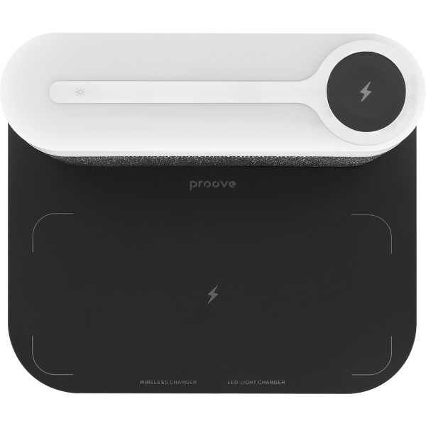 Фото - Нічник Proove з бездротовою зарядкою Day & Night Dark Gray (PLDN05002005)