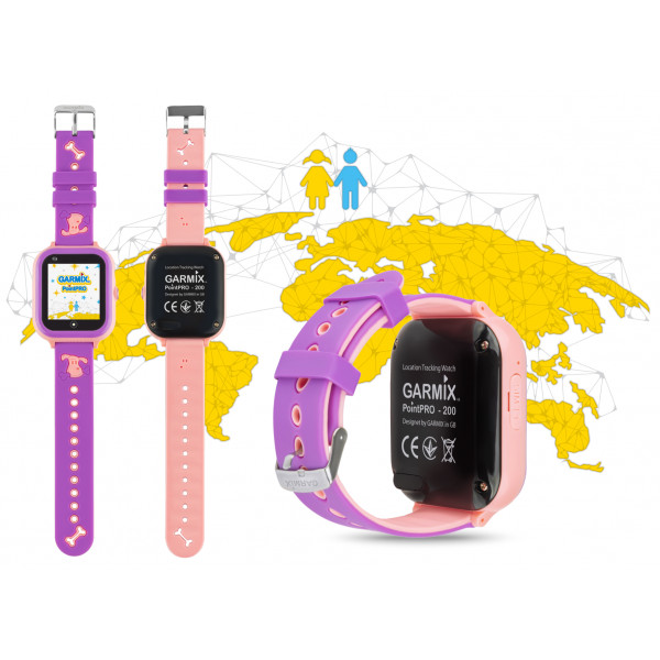 Фото - Уцінка - Дитячий годинник GARMIX PointPRO-200 4G/GPS/WIFI/VIDEO CALL PINK