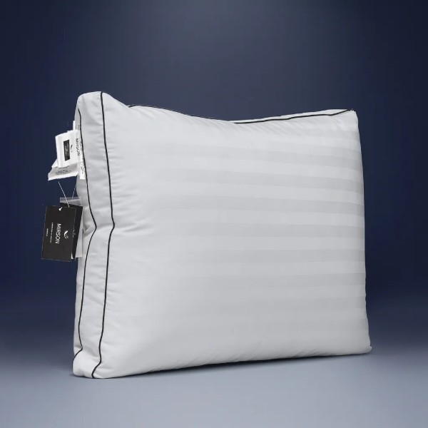 Фото - Подушка стандартна MirSon шовкова 1264 Royal Pearl Deluxe Silk Kapok Висока 50х70 см (2200001518636)