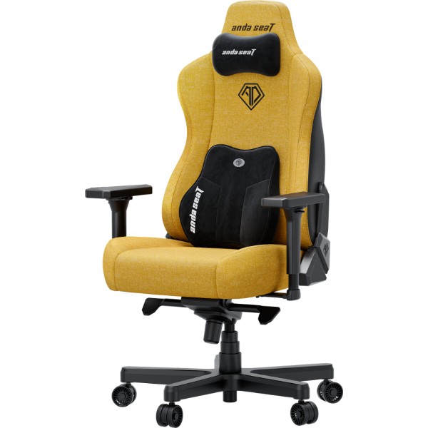 Фото - Крісло для геймерів Anda Seat Kaiser 3E XL Bright Yellow Fabric (AD23YC-XL-09-Y-CF-Y01)