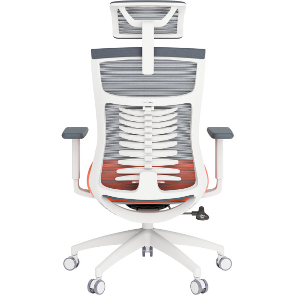 Фото - Крісло офісне OfficePro Balance (OC550-W-DG-OR) White/Dark Gray/Orange