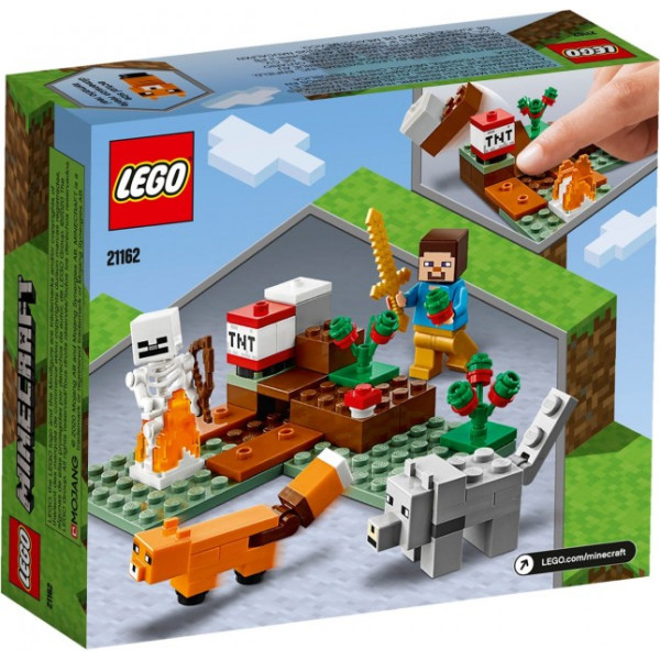 Фото - Конструктор LEGO Minecraft Пригоди в тайзі (21162)