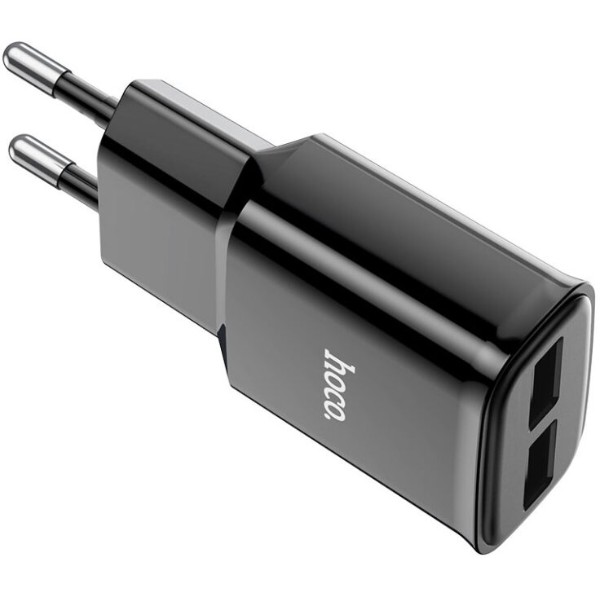 Фото - Мережевий зарядний пристрій HOCO C88A 12W Black (6931474749482)