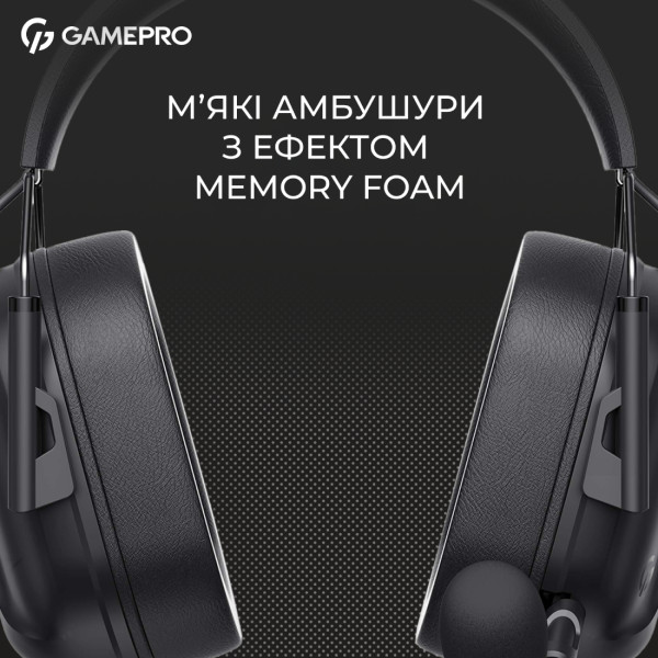 Фото - Гарнітура дротова ігрова GamePro Genesis Hunter (HS1350B)
