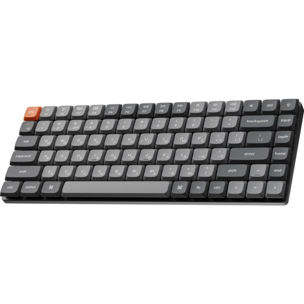 Фото - Клавиатура беспроводная Keychron K3 Max 84Key, Gateron MX 2.0 Brown, WL/BT/USB-A, QMK, Hot-swap, EN/UKR, RGB, Black (K3M-H3-UA)