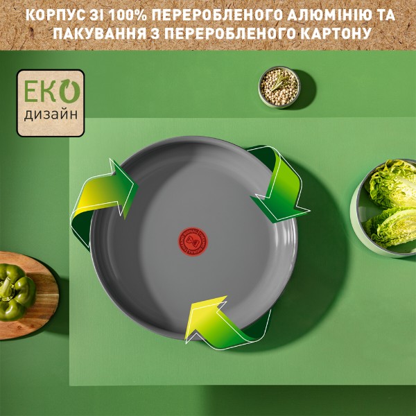 Фото - Уцінка - Набір сковорід зі знімною ручкою Tefal Ingenio Renew 3 пр. (L2609502)