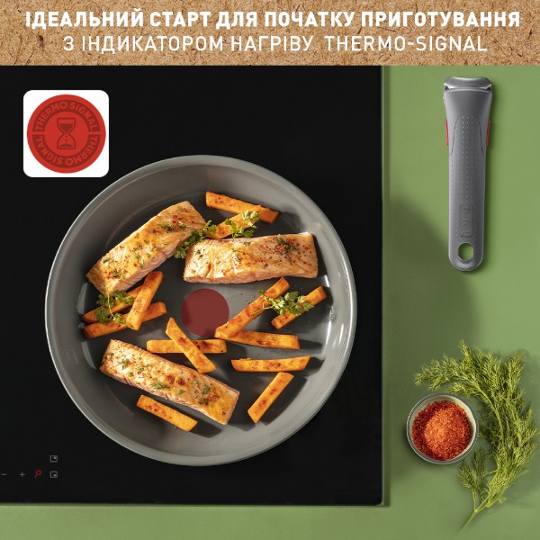 Фото - Уцінка - Набір сковорід зі знімною ручкою Tefal Ingenio Renew 3 пр. (L2609502)