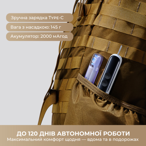 Фото - Зубная щетка электрическая Mova Fresh 20 Sensus White (ATS25B-WH)